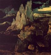 Joachim Patenier Saint Jerome in a Rocky Landscape Norge oil painting reproduction